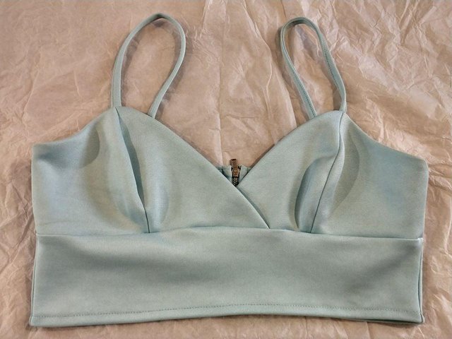 Preview of the first image of Topshop blue top-NEW. Size 14.