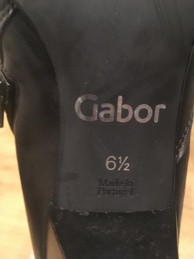 Preview of the first image of Gabor mid calf boots 6 1/2 size.