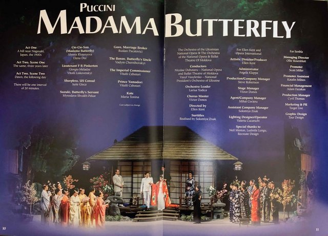 Image 3 of Madam Butterfly, Ellen Kent, Senbla Production Progr, 2020