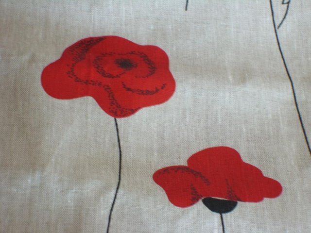 Image 3 of Set 4 Square Poppy Placemats NEW!