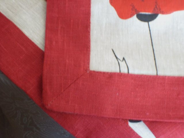 Image 4 of Set 4 Square Poppy Placemats NEW!