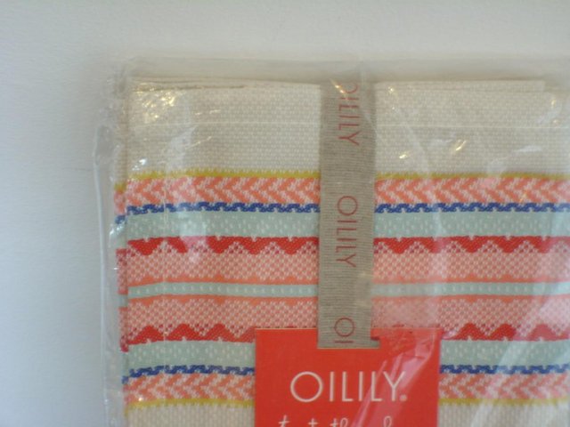 Image 4 of Pair OILILY Taste the Colours Napkins NEW!