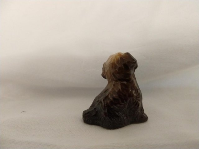 Preview of the first image of Vintage Red Rose Tea mongrel dog figurine 1960's.