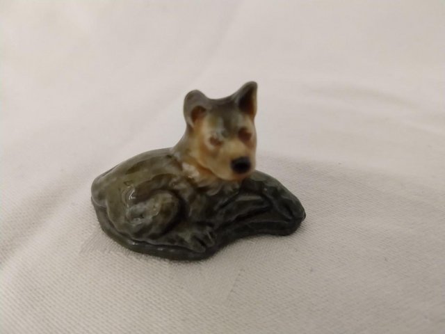 Image 3 of Wade England Red Rose Tea Alsatian Dog Whimsie 1970's