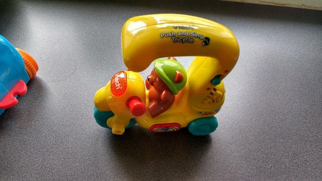 Preview of the first image of Vtech push and sing tricycle.