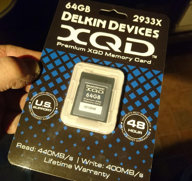 Preview of the first image of Delkin XQD 64gb Card.