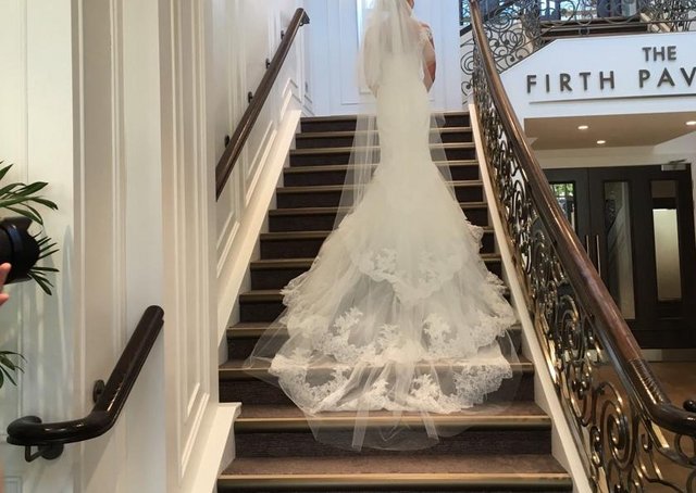 Image 3 of Enzoani Kassandra bridal dress with detachable jacket