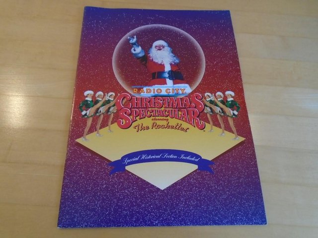 Preview of the first image of December 1995 Radio City Christmas Spectacular Programme.