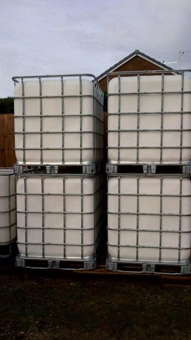 Preview of the first image of Refurbished Used 1 x 1000 litre IBC Container.