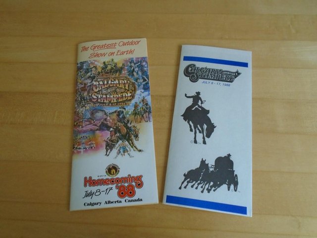Preview of the first image of Calgary Stampede 8th-17th July 1988 leaflets.