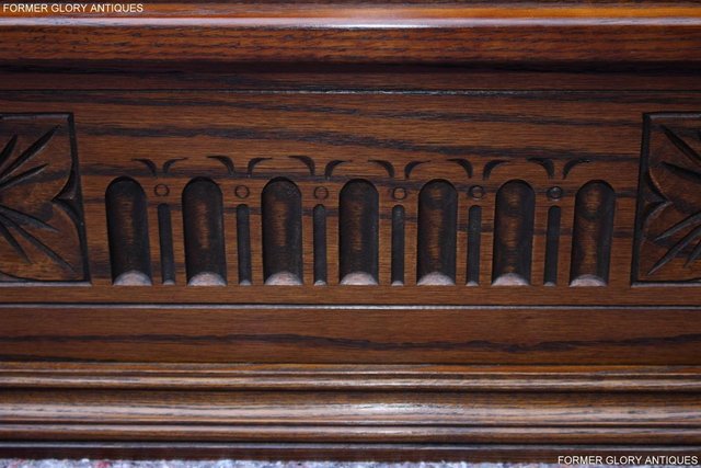 Image 14 of AN OLD CHARM LIGHT OAK WRITING SLOPE BOX TABLE DESK CABINET