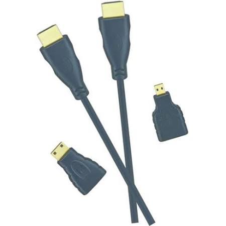 Preview of the first image of Advent HDMI cable with Mini & Micro adaptors (Incl P&P).
