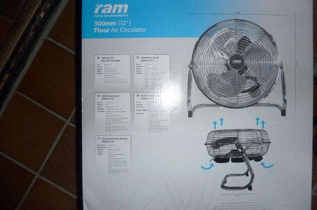 Image 3 of Floor Air Circulator Fan 300mm in Box