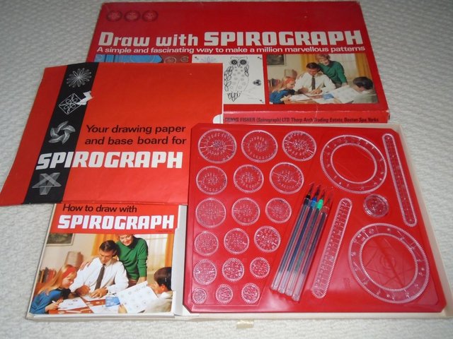 Preview of the first image of 1967 Vintage Spirograph Made By Denis Fisher.