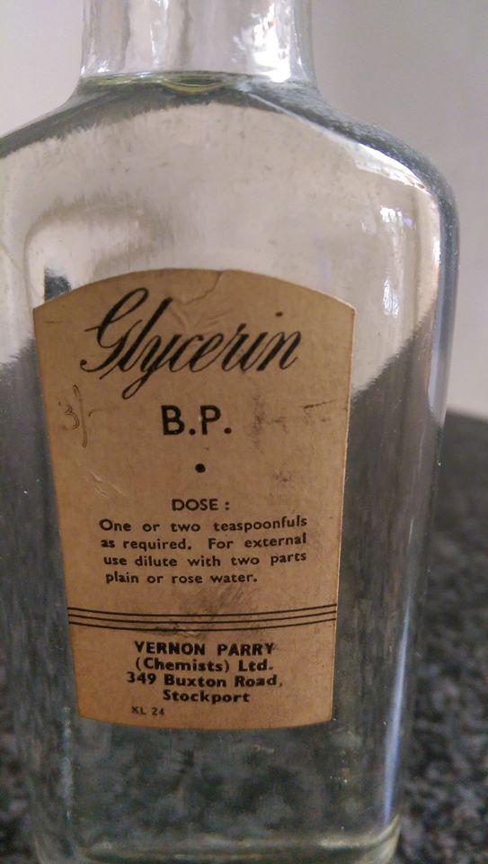 Image 3 of Vintage Medicine glass bottle -unopened.
