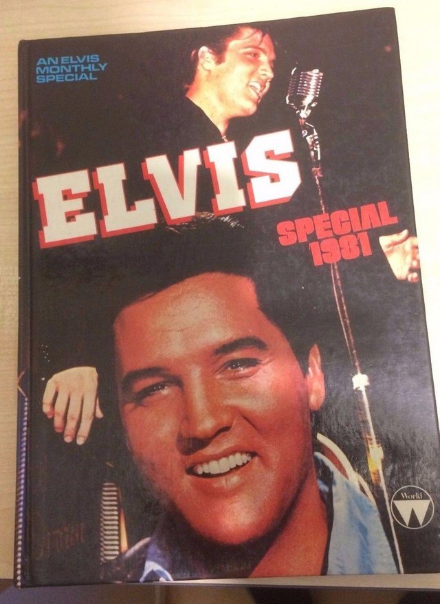 Preview of the first image of Elvis Presley Special 1981 - Elvis Monthly Hardback Annual..
