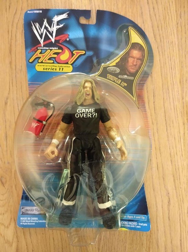 Preview of the first image of Vintage 2001 WWF WrestleMania Series 11 Triple H Sunday Nigh.