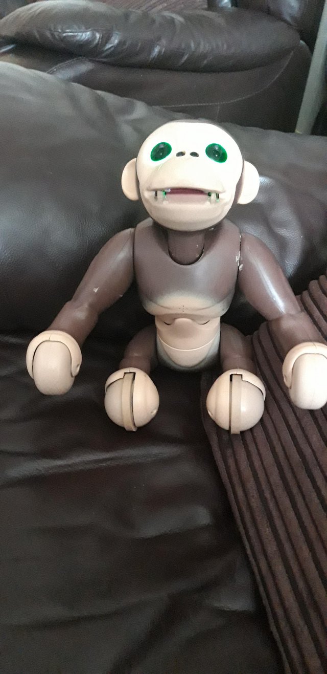 Preview of the first image of Zoomer Chimp Spin Master Interactive Robot Chimpanzee.