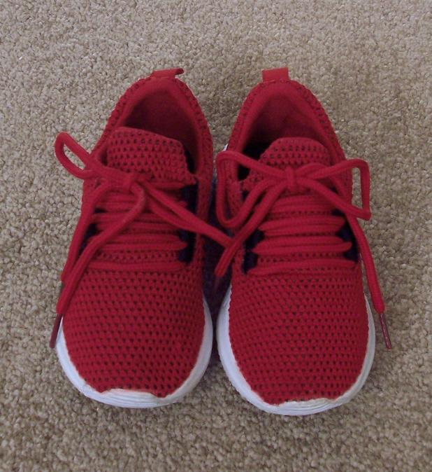 Image 2 of Lovely Red Toddlers Trainers By Primark - Size UK 7 BX8