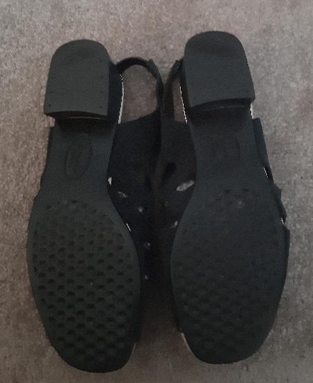 Image 3 of Ladies Navy Slingback Sandals By Berkertex - Size 6   BX25