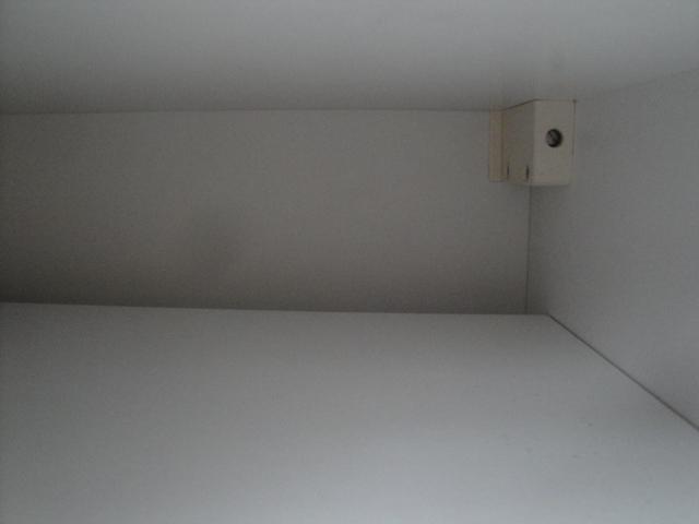 Image 2 of White Melamine Bedside Shelf / File store or for office use.
