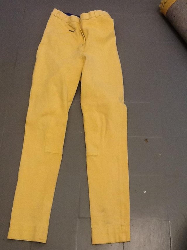 Preview of the first image of Yellow show jodhpurs.