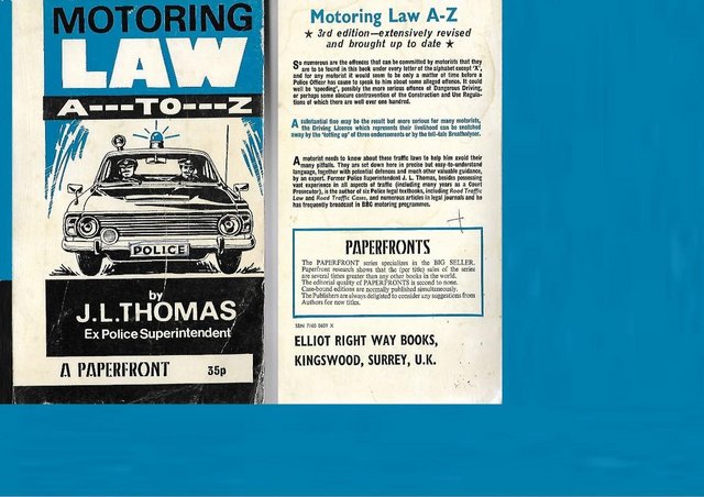 Preview of the first image of AN A to Z OF MOTORING LAW BOOK.