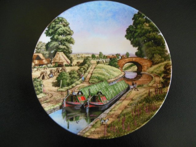 Preview of the first image of Collectable Royal Worcester ''Jane & Lilly" Decorative Plate.