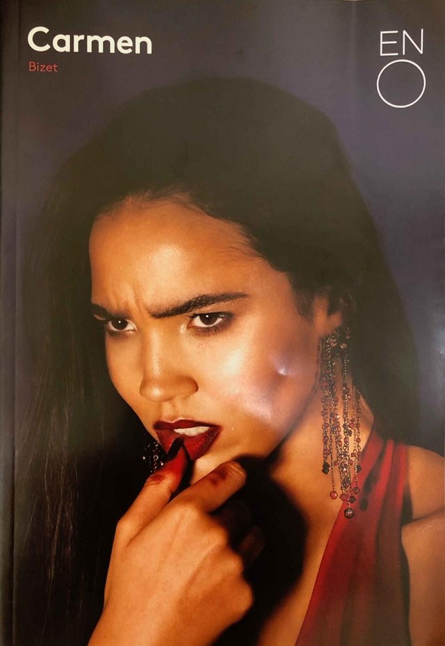 Preview of the first image of Carmen, ENO Coliseum Programme, 2019/20 Season.