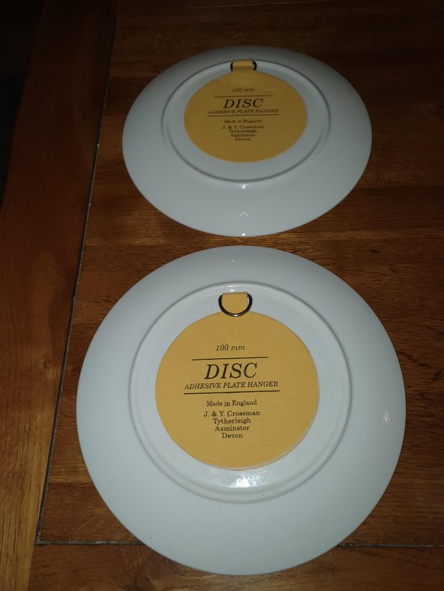 Preview of the first image of TWO HANGING PLATES.