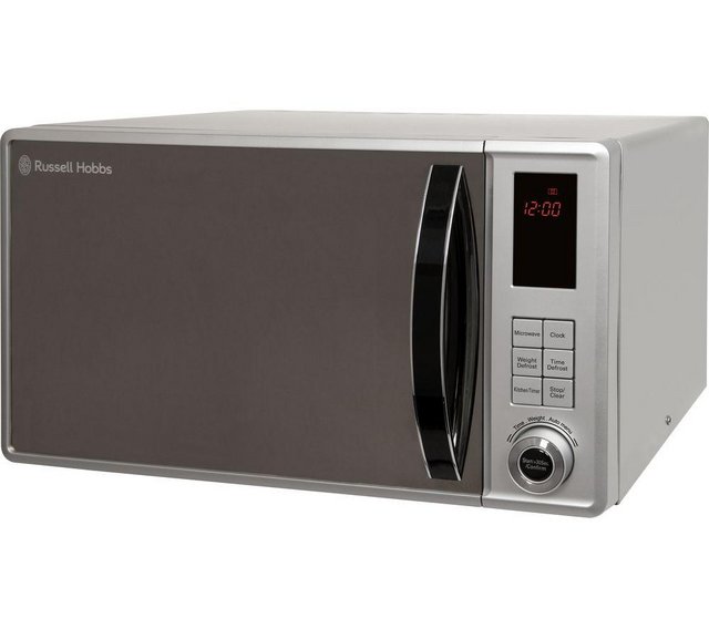 Preview of the first image of RUSSELL HOBBS 23L-800W SOLO MICROWAVE-SILVER-NEW -FAB**.
