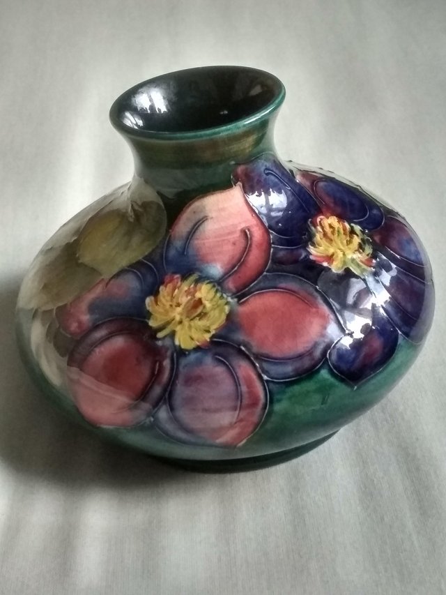Image 3 of Vintage Moorcroft Squat Vase