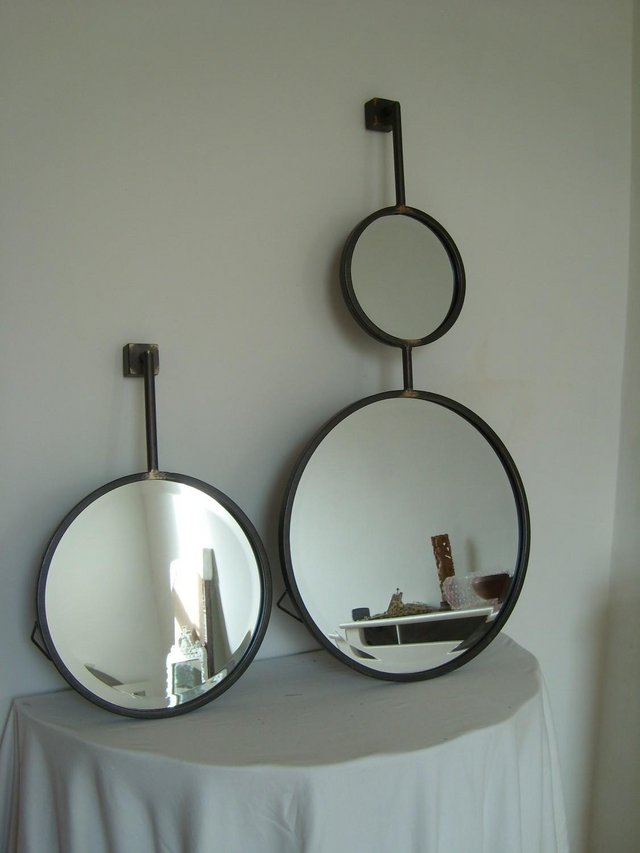 Preview of the first image of WAYFAIR BEPUREHOME Pair of Chain Mirrors NEW!.