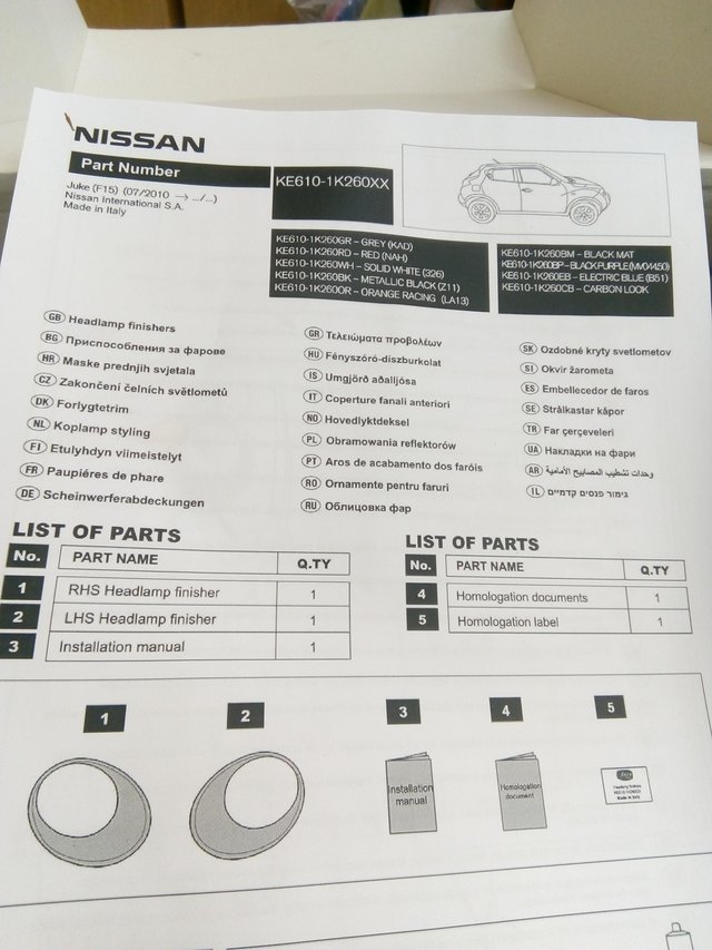 Image 3 of Nissan Juke headlight