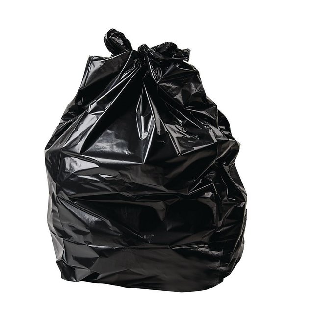 Preview of the first image of JOBLOT BOX 200 BLACK EXTRA LARGE RUBBISH REFUSE BAGS SACKS N.
