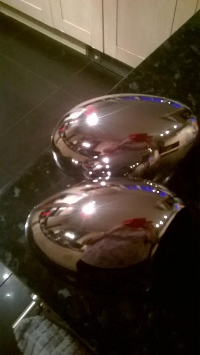 Preview of the first image of MINI ONE- CHROME WING MIRROR COVERS.