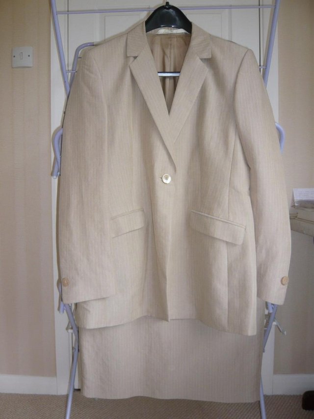 Preview of the first image of Suit - ladies' summer weight skirt suit.