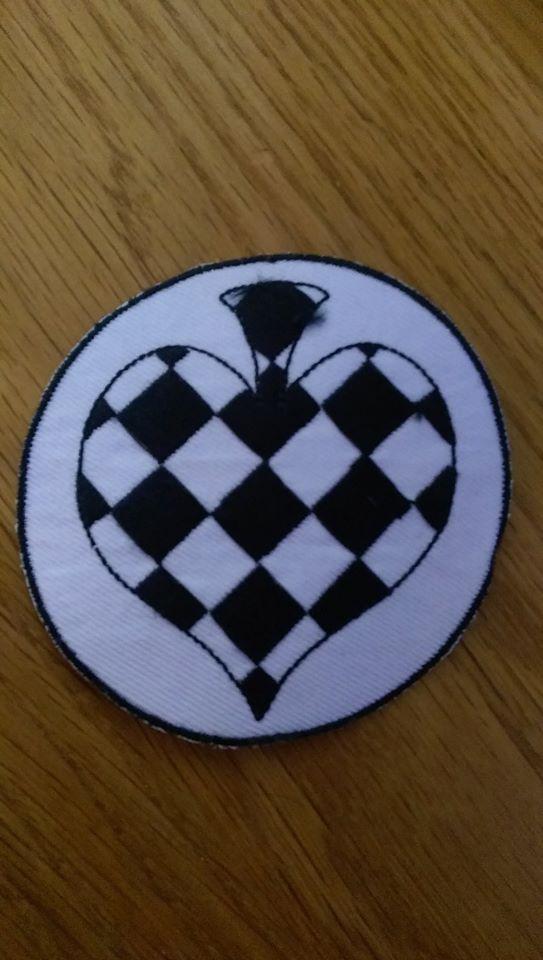 Preview of the first image of Ace of Spades Black + White patch- NEW.