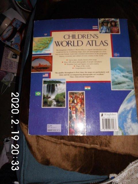 Image 3 of The Kingfisher Childrens World Atlas edited by Jane Oliver