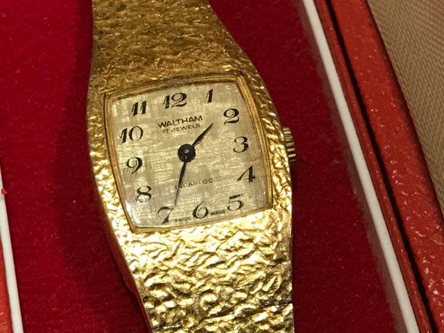 Image 2 of Ladies Waltham gold plated wristwatch