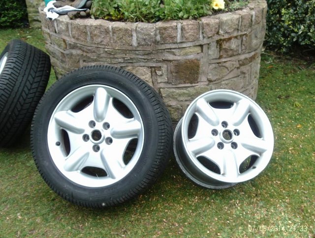 Preview of the first image of two xk8 revolva wheels used  used.