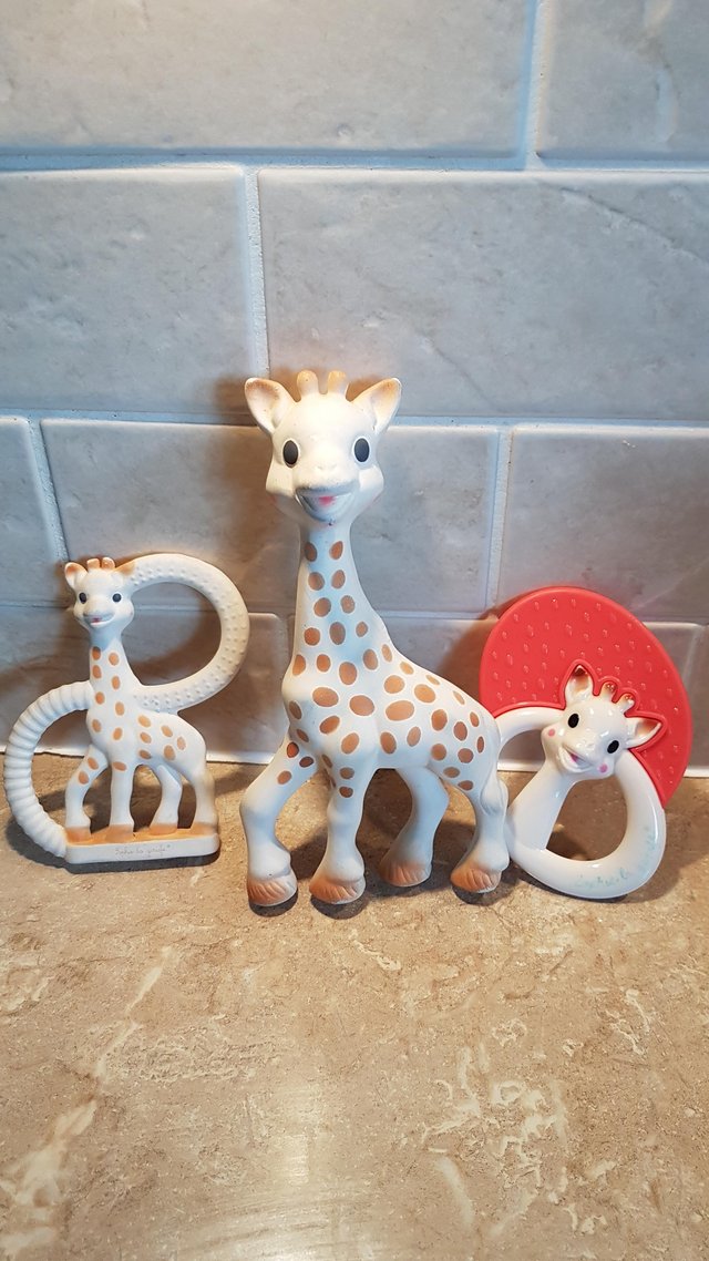 Preview of the first image of Sophie the giraffe set, (this is spare set).