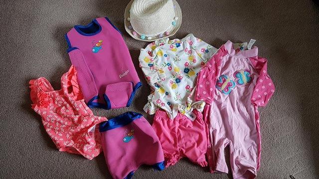 Image 2 of Baby swimming clothes for girls