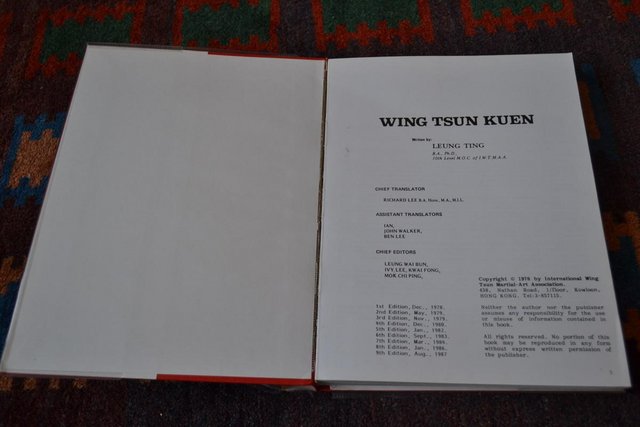 Image 3 of Wing Tsun Kuen - Leun Ting - Collectors Edition from 1987