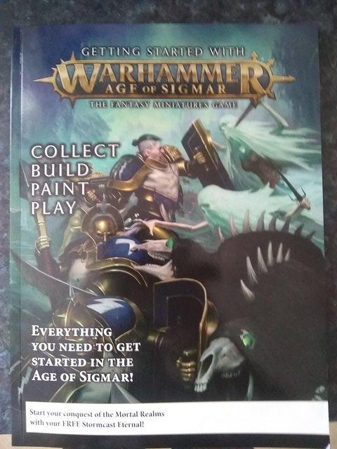 Preview of the first image of Warhammer age of sigmar book.