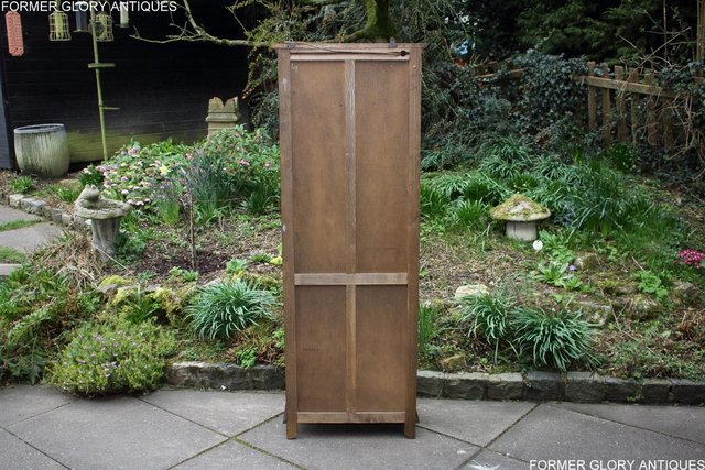 Image 78 of AN OLD CHARM LIGHT OAK DISPLAY CHINA CABINET DRESSER STAND