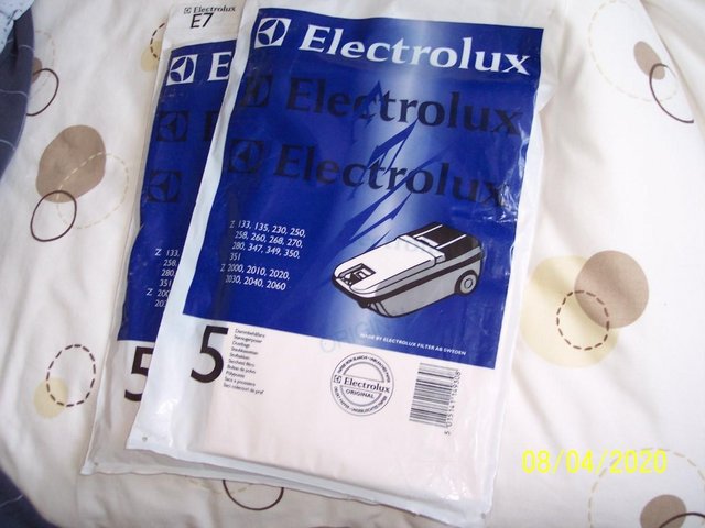 Preview of the first image of vacuum cleaner bags for Electrolux.