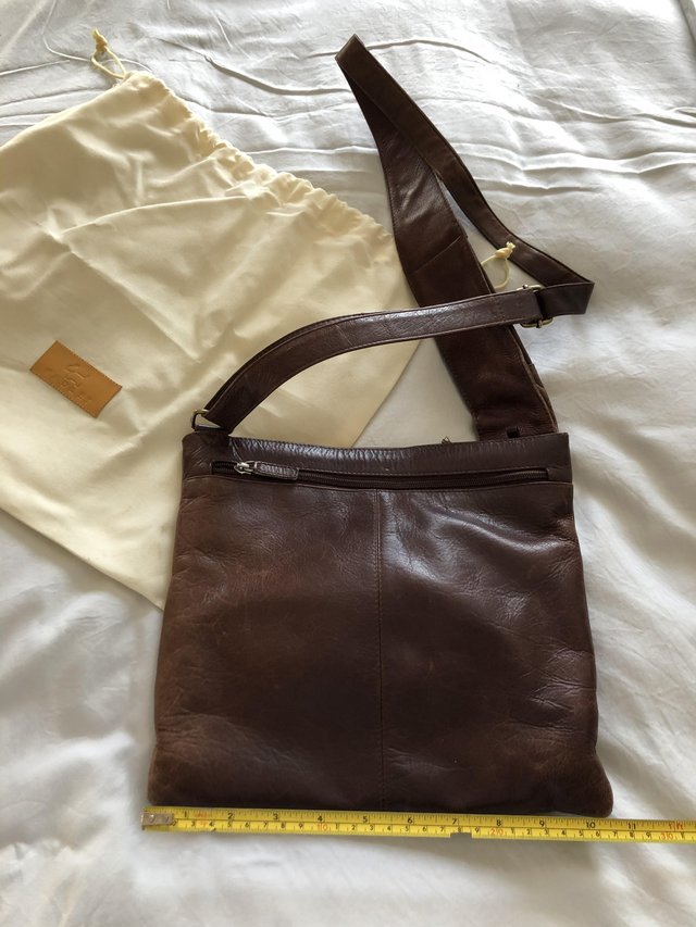 Image 2 of Brown leather Radley handbag