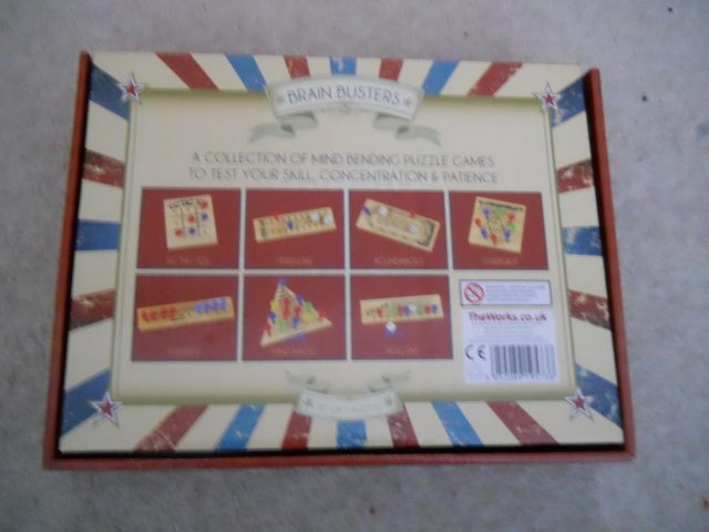 Image 2 of Brain Buster Set of 7 Puzzles Boxed - New