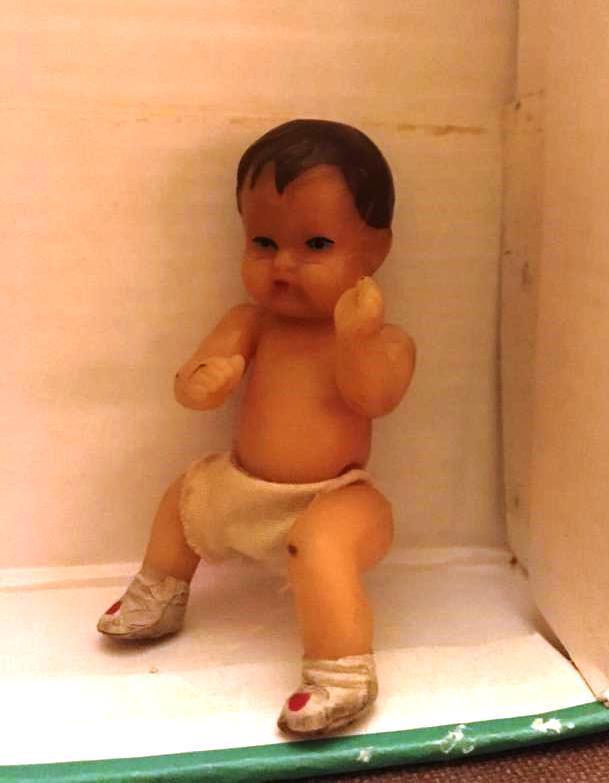 Preview of the first image of Baby boy dollhouse doll.